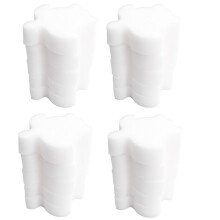 200PZ Bianco Galleggiante Spa Spugna Tartaruga Olio Assorbente Vasca Idromassaggio Skimmer Detergenti Assorbitore di Schiuma per Piscina