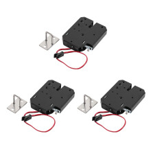 3X 12V 2A Electric Magnetic Lock 150KG/330Lb Fail Safe Holding Force Electromagnetic Door Control System Cabinet Boxes