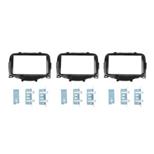 3 Pcs 178 X 102mm Double Din Car Radio Stereo DVD Fascia Panel Frame GPS Frame for 2014+  Aygo, 108