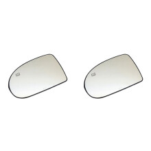 2X Espelho Lateral Lateral da Porta Esquerda Vidro Aquecido com Placa de Apoio para Compass 2007 - 2017