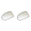 2X Left Door Wing Side Mirror Glass Heated with Backing Plate for  Compass 2007 - 2017 1