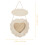 2Pcs Kids Hanging Photo Frames Beige Wood DIY Wall Display Frames 2