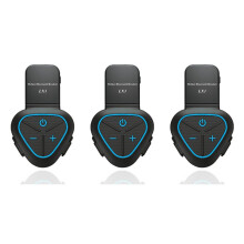 3X LX1 Motocicleta VerãO Capacete Especial Headset PortáTil CVC Inteligente Cancelamento de RuíDo Takeaway Headset Azul