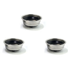 3X Friendly Detachable Stainless Steel Coffee Filter Basket Strainer Coffee Machine for Home Office(Single Cup)