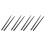 4 Pair of 5A Drumsticks Nylon Stick for Drum Set  Professional Black 1