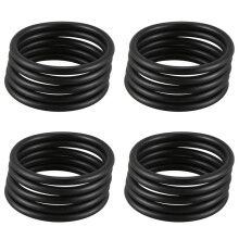 20 Pcs Black Nitrile Rubber O Ring Acrylonitrile Butadiene Seal Grommet 50mm x 4mm
