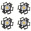4X 3W High Power Star LED Light Lamp Bulb (White) 1