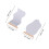 2Pcs Desktop Frameless Makeup Mirrors With Wooden Base 2