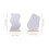 2Pcs Desktop Frameless Makeup Mirrors With Wooden Base 3