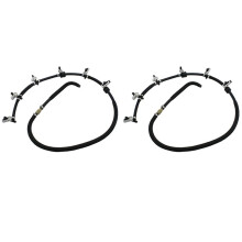 2X Kraftstoffrücklaufleitung Kraftstoffeinspritzdüsen-Leckschlauch für 3Er-Serie 13537799869