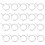 40Pcs Silver Stainless Hook Rings Curtain Accessories for Hanging 11
