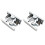 2 Stuks Veerbelaste Deur Easy Lock Stop Catch Release Klem Dubbele Roller Catch (Mp-3) 1