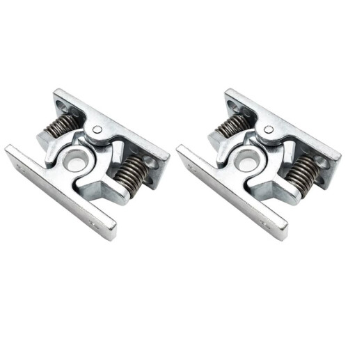 2 Stuks Veerbelaste Deur Easy Lock Stop Catch Release Klem Dubbele Roller Catch (Mp-3)
