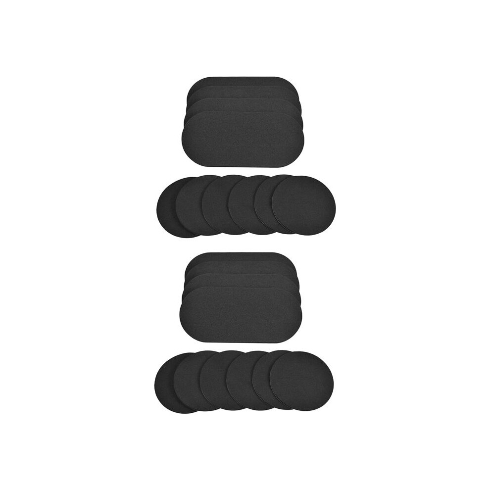 Brecantia 20Pack Bass Drum Patch,Pedal Patches And Drum Pads, Water Weather Durable And Strong Adhesive Drum Accessories