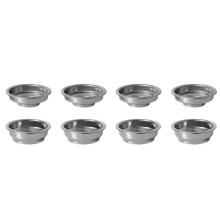 8PCS Stainless Steel 58mm Coffee Tea Filter Basket for Espresso Coffee Machine Accessories Pressurized Powder Bowl