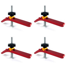 4X Woodworking T-Track Hold Down Clamp Set Aluminum T-Slot Table Workbench Wood Fixture Jig Clamping Blocks Platen B