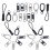 Worgeous Spare Zipper Puller Metal Zipper Pull Silver 32-Pcs 5