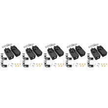 10 PeçAs Abridor de Porta de Garagem Sensor de SegurançA Olhos de Feixe Aptos para Liftmaster Chamberlain com Suportes