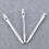 12Pcs High Quality Alloy Darts Shafts Silver 2Ba Thread for Playing 7