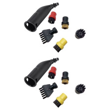 2X Spazzola per Ugello un Fessura per Pulitore un Vapore Spazzola Piatta per Ugello Spruzzatore per SC1/SC2/SC3/SC4/SC5 Spazzola per Pulizia