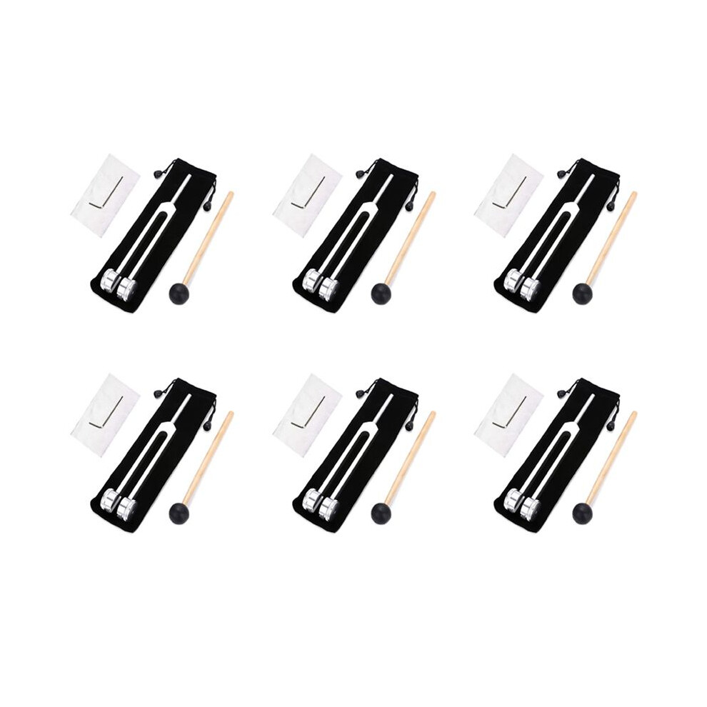 Semoic 6X 128 Hz Tuning Fork Weighted Bio-Acoustic Tuning Fork For Therapy 128 Hz Acoustic Slider Tuning Fork