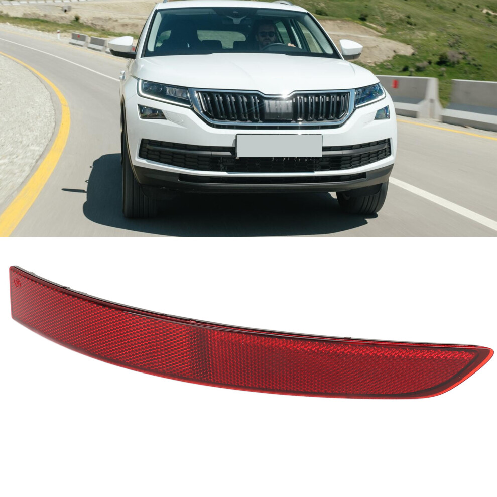 Kodiaq Ns7 Rear Bumper Reflector Strip - Lens Right Side Safety Red 7641393390106