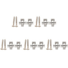 Set of 10 Chrome Roller String Retainer Trees Guitar Parts