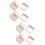 4 Pcs Creative Umbrella -Mounted Shelf Drain Storage Stand (Beige) 7