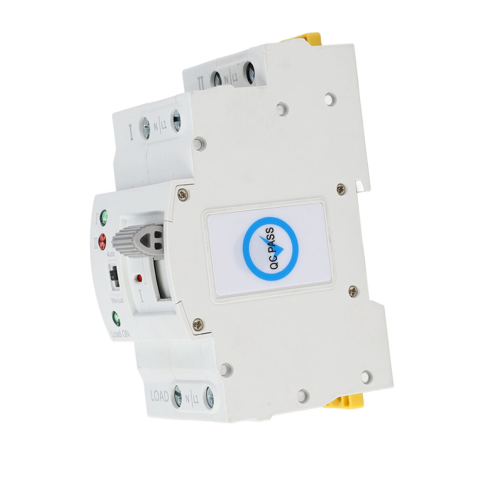 Dual Power Automatic Transfer Switch 16A 220Vac Circuit Changeover 3061388834615