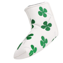 Clover bestickter PU-Softkopfhaube für Putter bei L-förmigen Schlägern