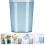 1Pc Blue Acrylic Wake Flower Bucket Multi-Purpose Storage Container 3
