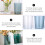1Pc Blue Acrylic Wake Flower Bucket Multi-Purpose Storage Container 10