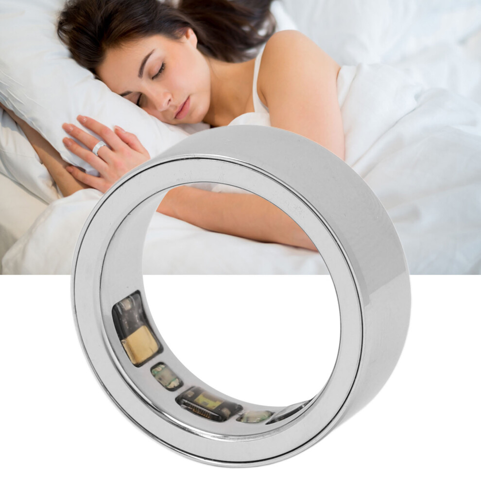 Smart Health Ring â 20mAh, Aluminum, 19mm, Waterproof, Sleep & Body Temp Monitor