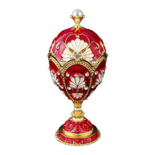 (Golden Red) Vintage Egg Jewelry Box - Classic Gift