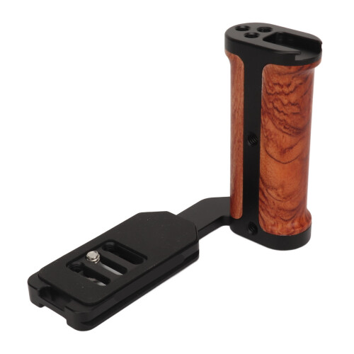 Supporto a L universale per microcamera singola in alluminio e legno, 230g