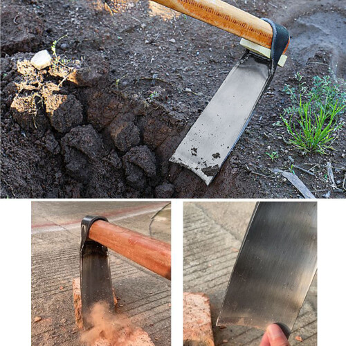 (9cm Small Hoe) Houe Acier Carbone Affûté - Désherbage & Aération