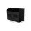 Black Acrylic Straw Storage Box Reusable Counter Organizer for Kitchen 2