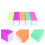 10Pcs Assorted Color Manicure Nail Polishing Blocks Eva Material 5
