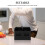 Black Acrylic Straw Storage Box Reusable Counter Organizer for Kitchen 9