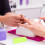 10Pcs Assorted Color Manicure Nail Polishing Blocks Eva Material 10