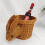 Rabbit Shaped Hand Woven Wicker Storage Basket For Nursery Organizer 4