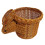 Rabbit Shaped Hand Woven Wicker Storage Basket For Nursery Organizer 9