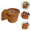 Rabbit Shaped Hand Woven Wicker Storage Basket For Nursery Organizer 10