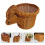 Rabbit Shaped Hand Woven Wicker Storage Basket For Nursery Organizer 11