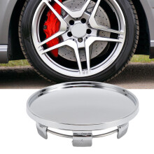 4 Stück Radmittenkappen 69mm ABS Snap-On Nabenabdeckung passend für Auto