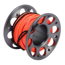 15 m Aluminium-Tauchleine mit Doppelhaken, Messing Marine Offshore