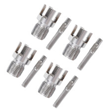 4-Set G1/2 PVC Pipe Threading Tool Kit, 1/4" Hex Shank
