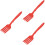 3 Pcs Pasta Server Utensil Silicone Fork Reusable Forks Large Cooking 8