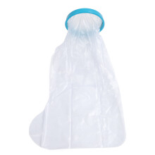 Coquille imperméable pour plâtre de bain, joint en silicone réutilisable, pour jambes courtes