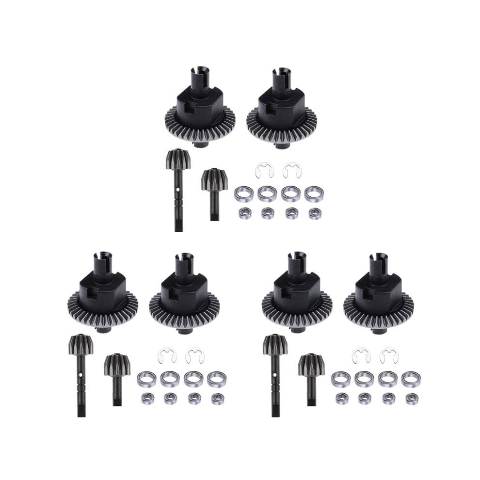 3X Front & Rear Differential And Gear Kit For Hsp Redcat Volcano 94123 94107 94111 94118 94166 1/10 Rc Car Upgrade Parts 4712540325128